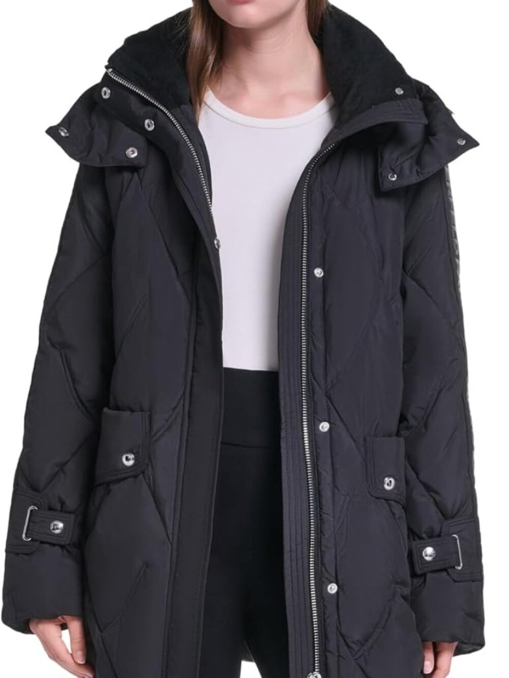 NWT Karl Lagerfeld Puffer Coat